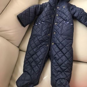 Ralph Lauren hooded onesie jacket
